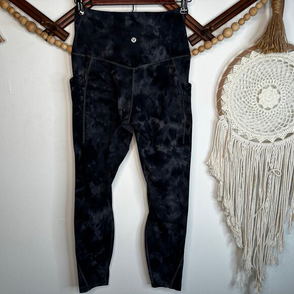 Lululemon Diamond Dye Graphite Gray Align Pocket Leggings - Picture 5 of 6